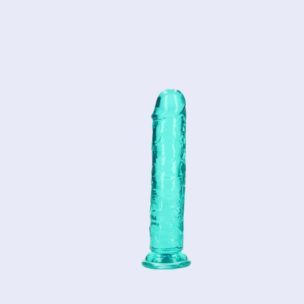 Realrock Crystal Clear Dildo 8'' Realistic Suction Cup