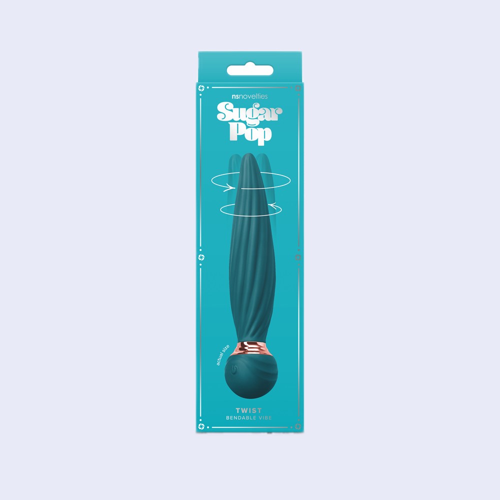 Sugar Pop Twist Teal Vibrator