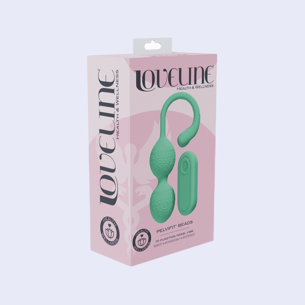 Loveline Pelvifit Kegel Beads Vibrator with Remote