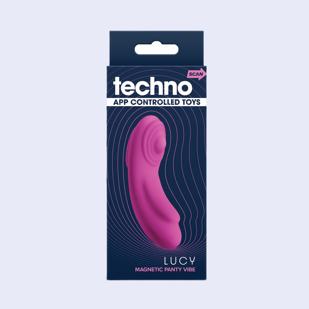 Techno Lucy Magenta App Controlled Vibrator