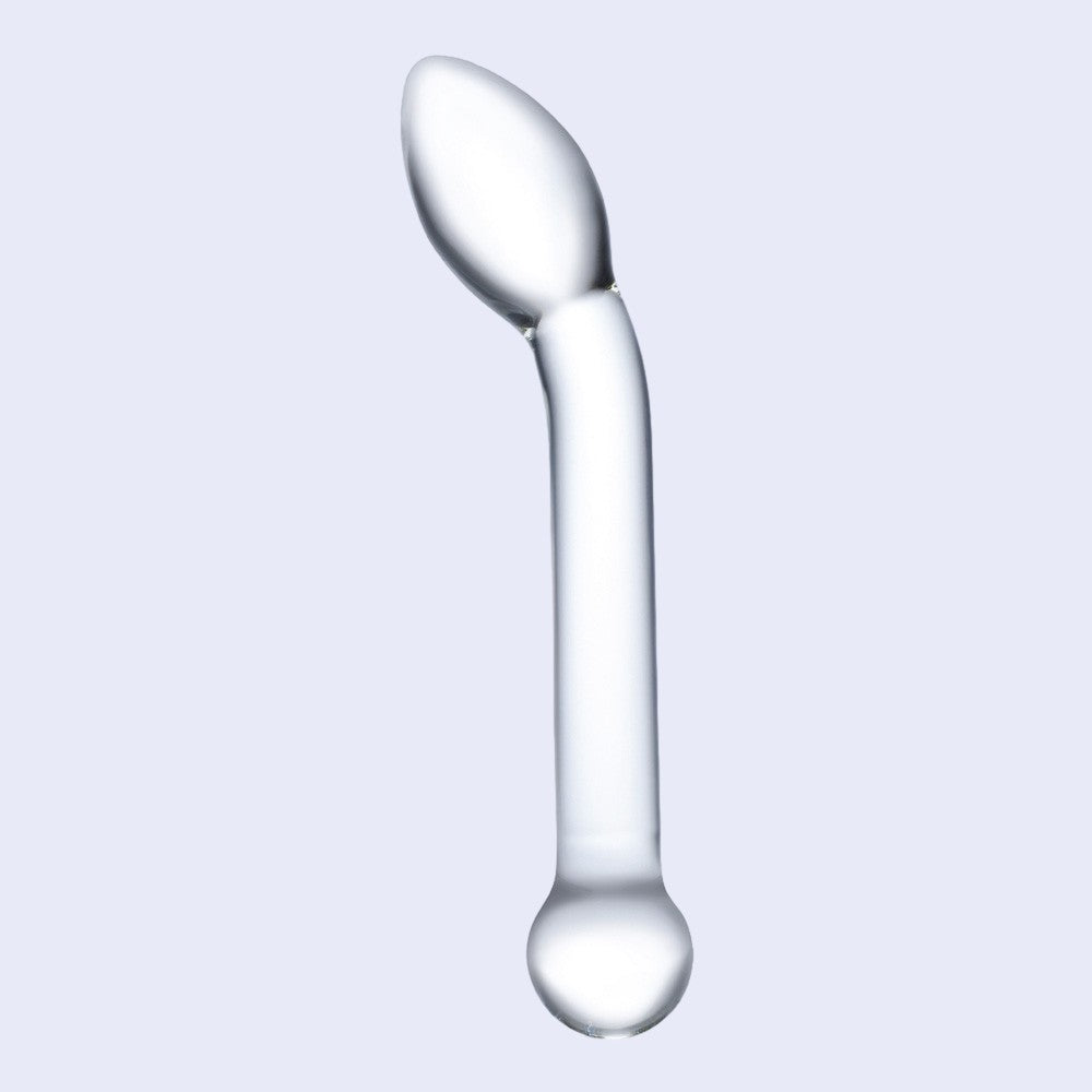GLAS 8 Inch Slimline G-Spot Glass Dildo