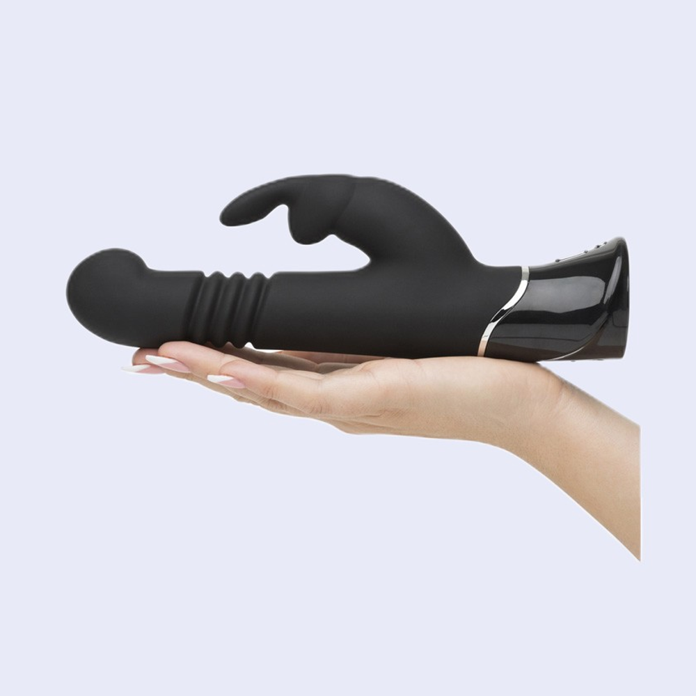 Fifty Shades Greedy Girl Thrusting G-Spot Rabbit Vibrator