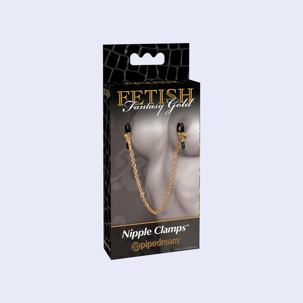 Pipedream Fetish Fantasy Gold Chain Nipple Clamps