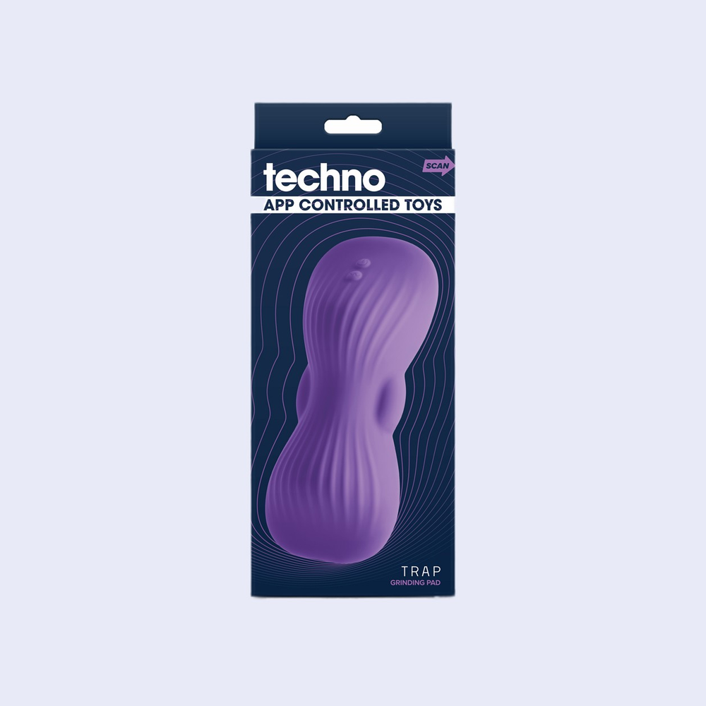 Techno Trap Purple App Controlled Vibrator