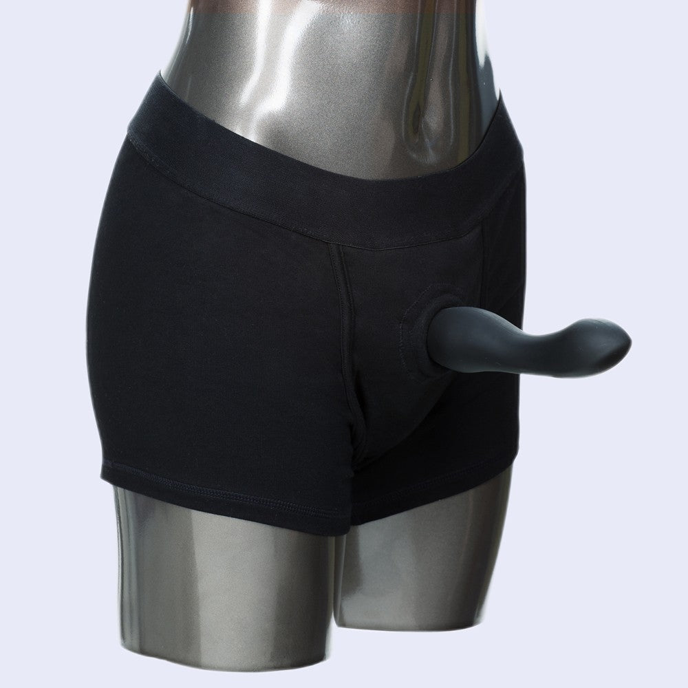 Packer Gear Black Boxer Brief Harness