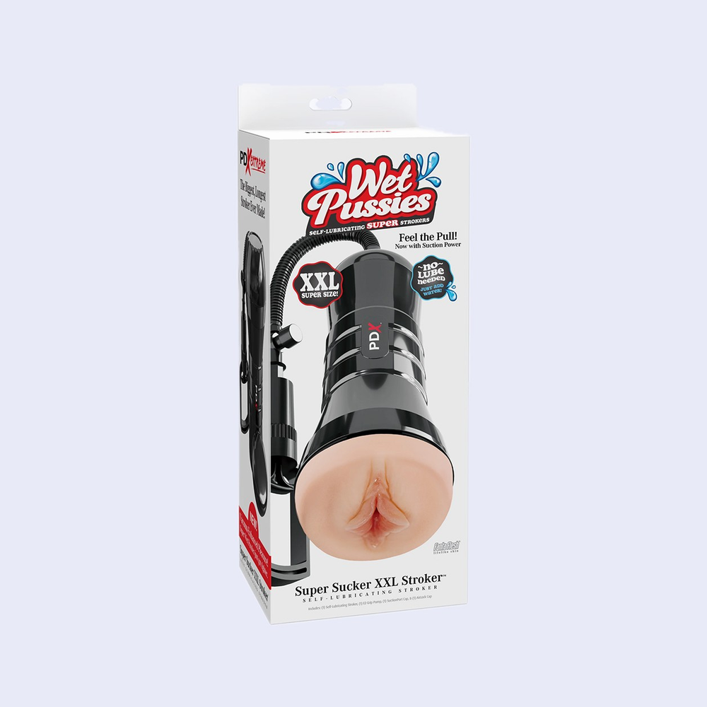 PDX Extreme Wet Pussies Super Sucker XXL Stroker