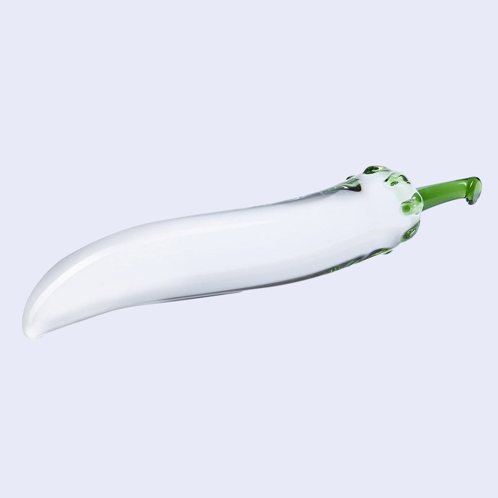 GLAS Glass Naturals Chili Pepper 6.5 Inch Dildo