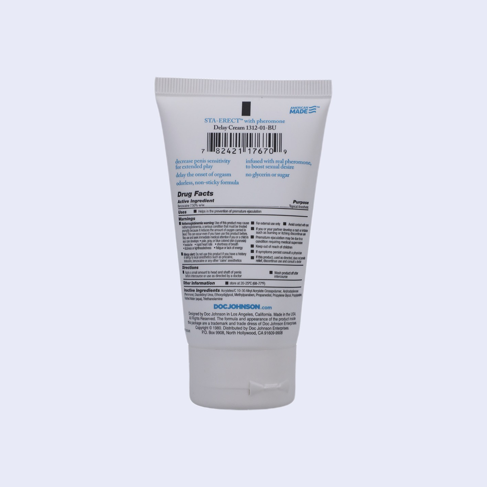Sta-Erect Delay Cream for Men