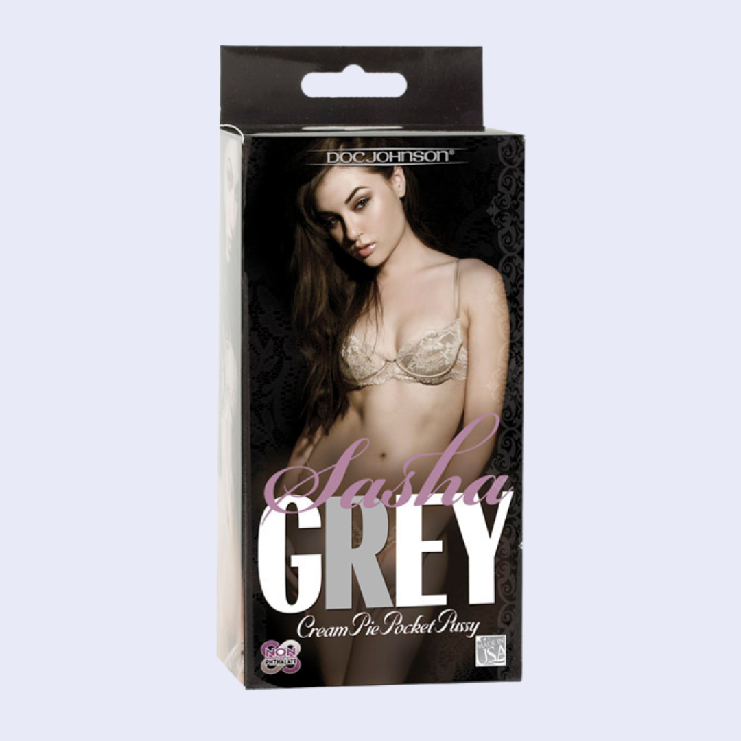 Signature Strokers Sasha Grey Cream Pie Pocket Pussy