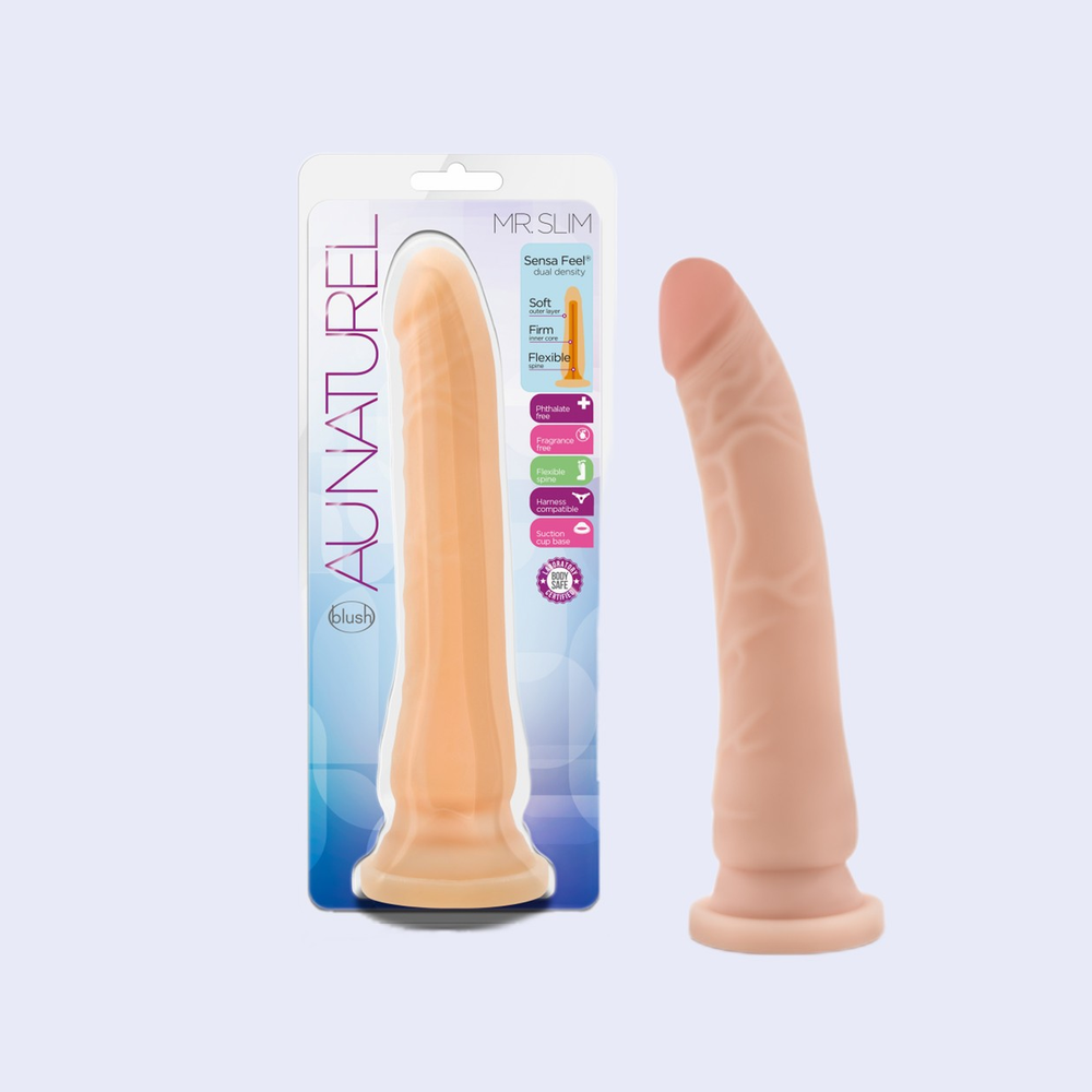 Au Naturel Mr. Slim Natural 7 Inch Dildo
