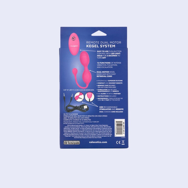 California Exotic Novelties Remote Dual Motor Kegel System