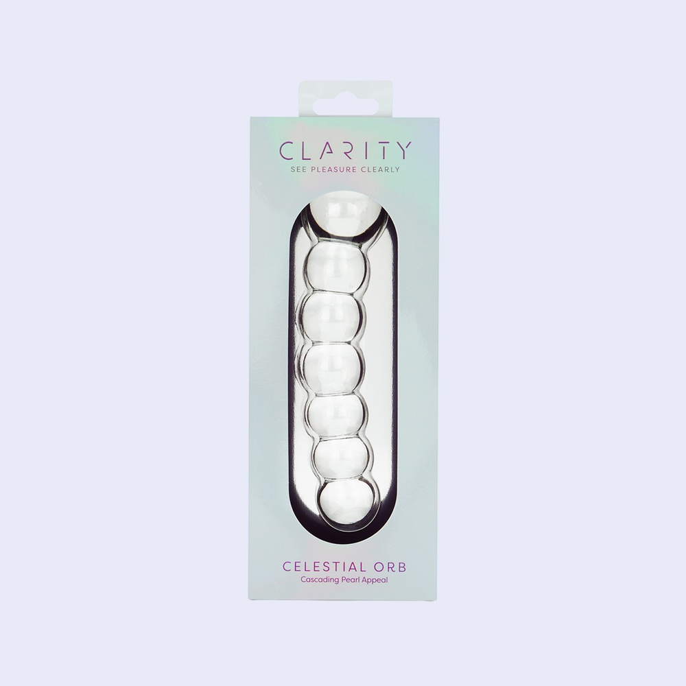 Clarity Celestial Orb 5.4 Inch Glass Dildo