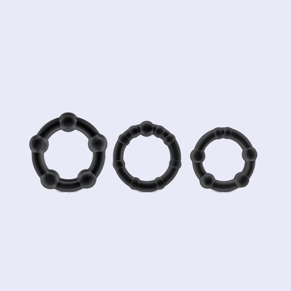 Stay Hard Beaded Cockrings