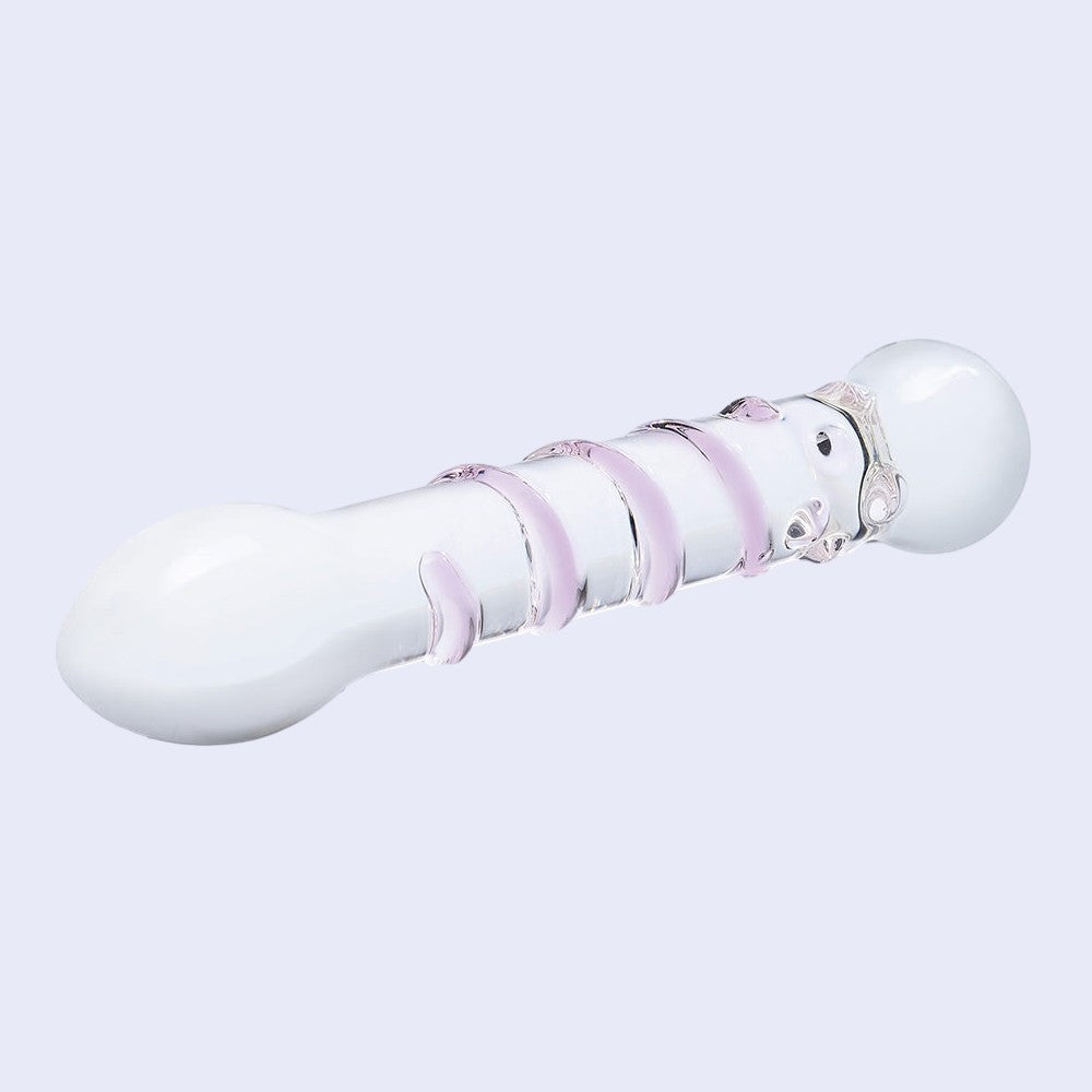 GLAS Spiral Staircase 7.5 Inch Glass Dildo