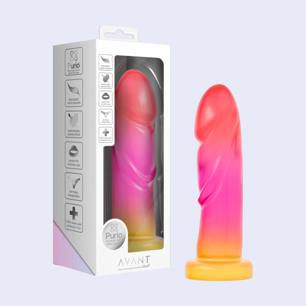 Blush Avant Sunburst 7.5 Inch Silicone Dildo - La Pepa