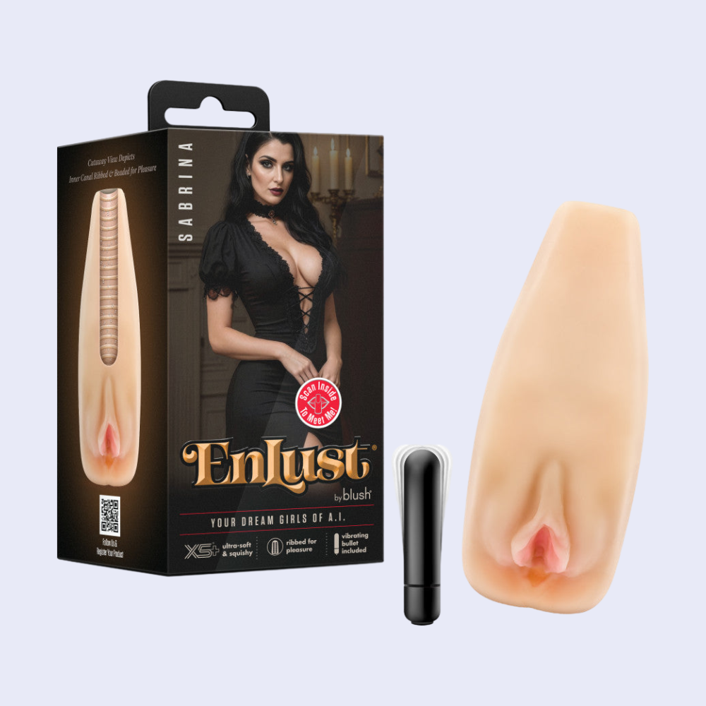 Blush EnLust Sabrina Masturbator with Bullet Vibrator - La Pepa