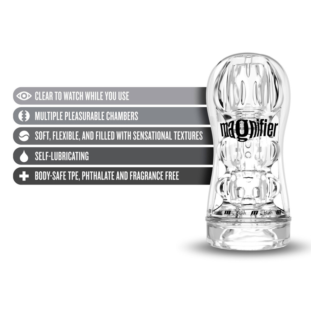 M for Men Soft and Wet Magnifier Stroker - La Pepa