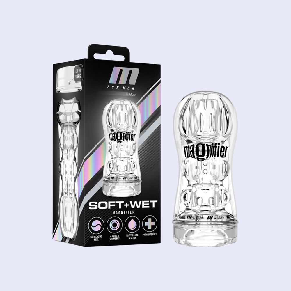 M for Men Soft and Wet Magnifier Stroker - La Pepa