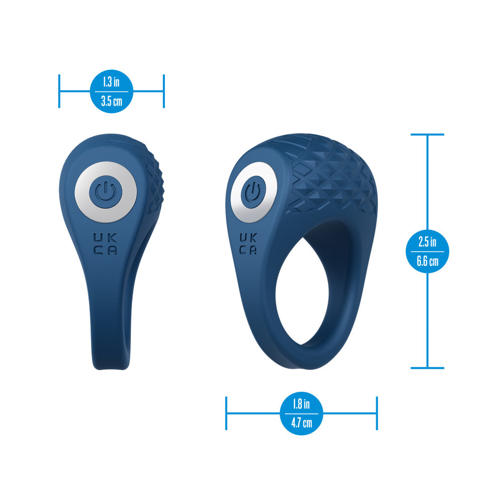 Blush Performance Plus Flex Pro Vibrating Cock Ring - La Pepa
