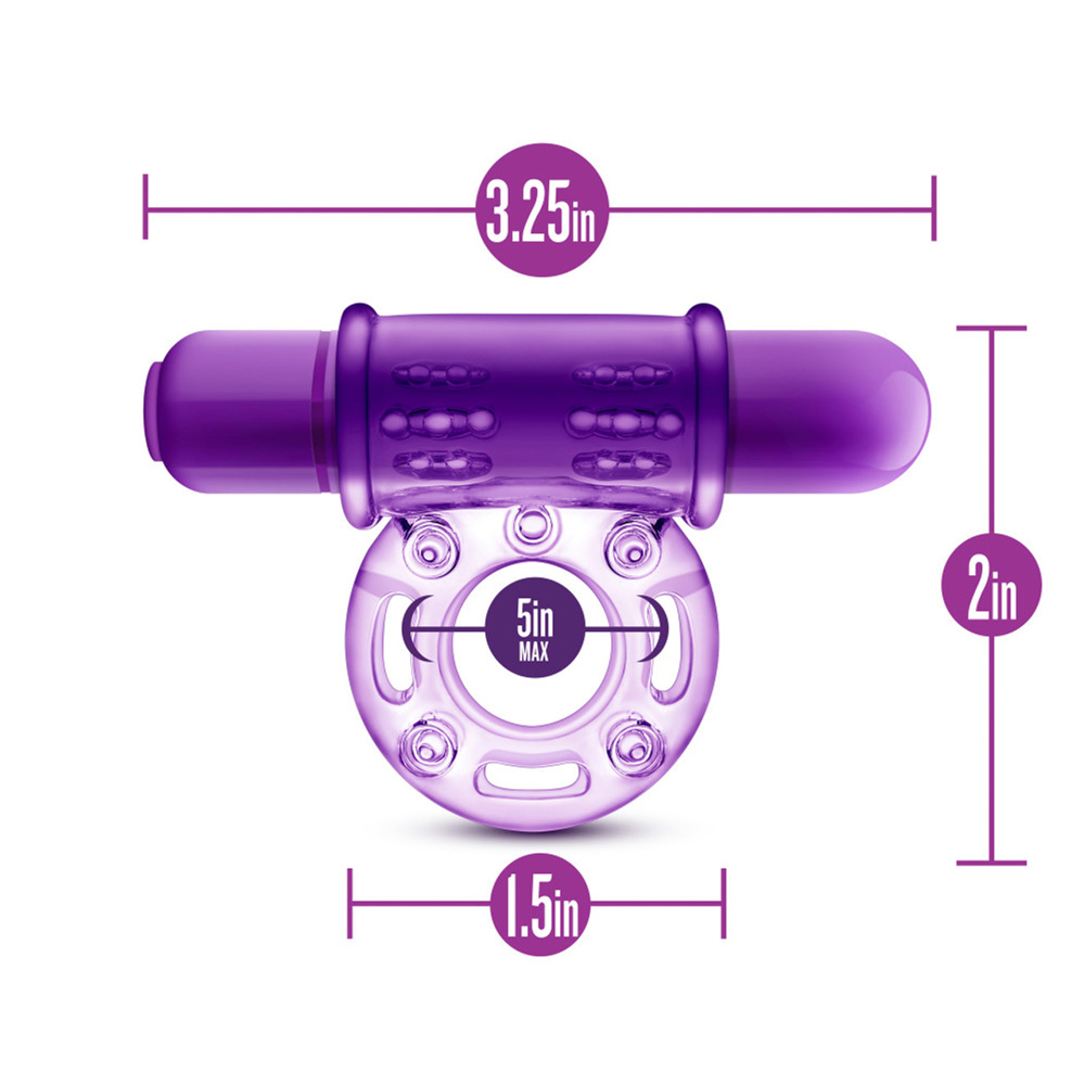 Play With Me Couples Play Vibrating Cock Ring - La Pepa
