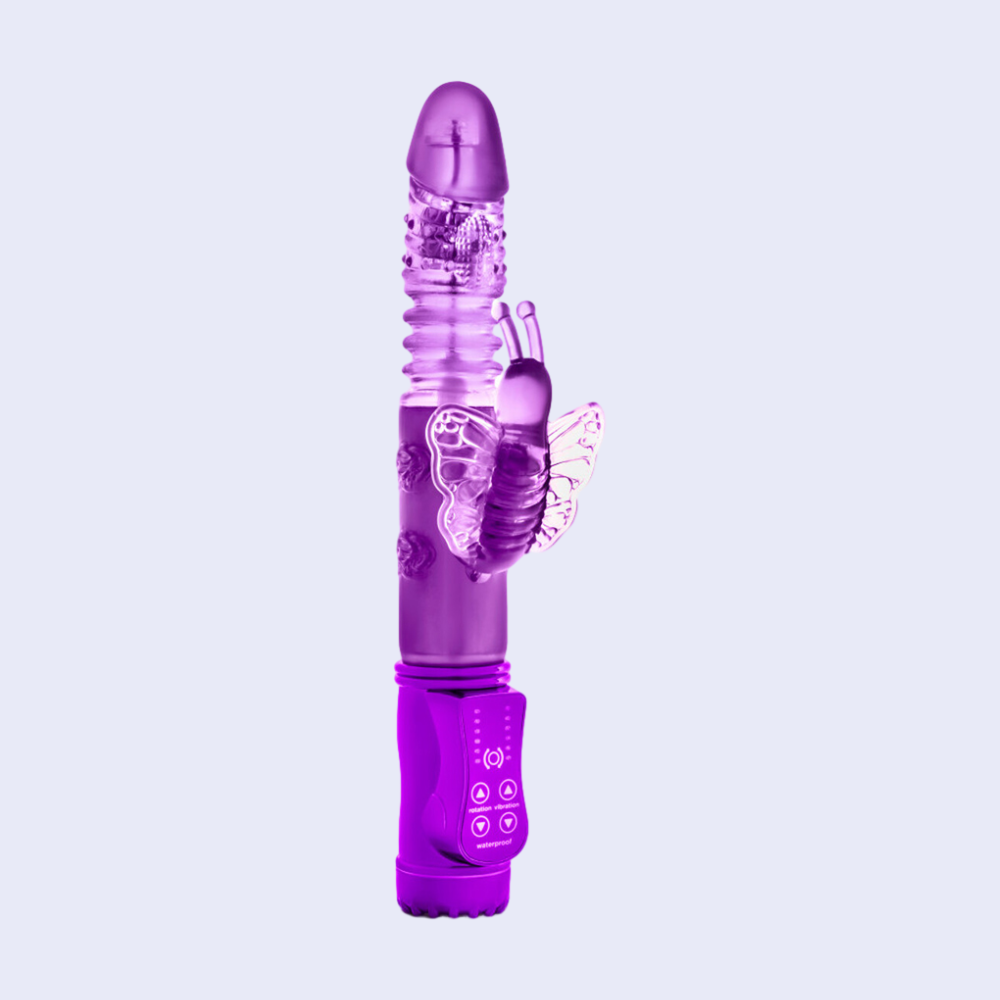 Blush Sexy Things Butterfly Thruster Mini Rabbit Vibrator - La Pepa
