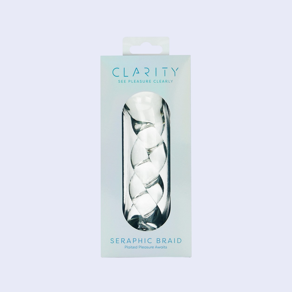 Clarity Seraphic Braid 5.7 Inch Glass Dildo