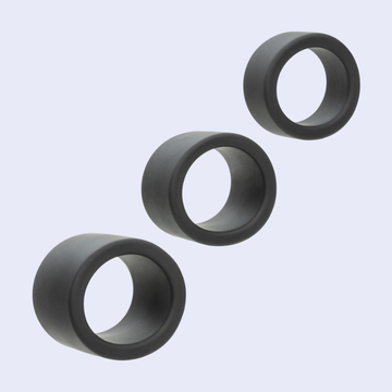 CalExotics Alpha Liquid Silicone Stamina Cock Ring Set