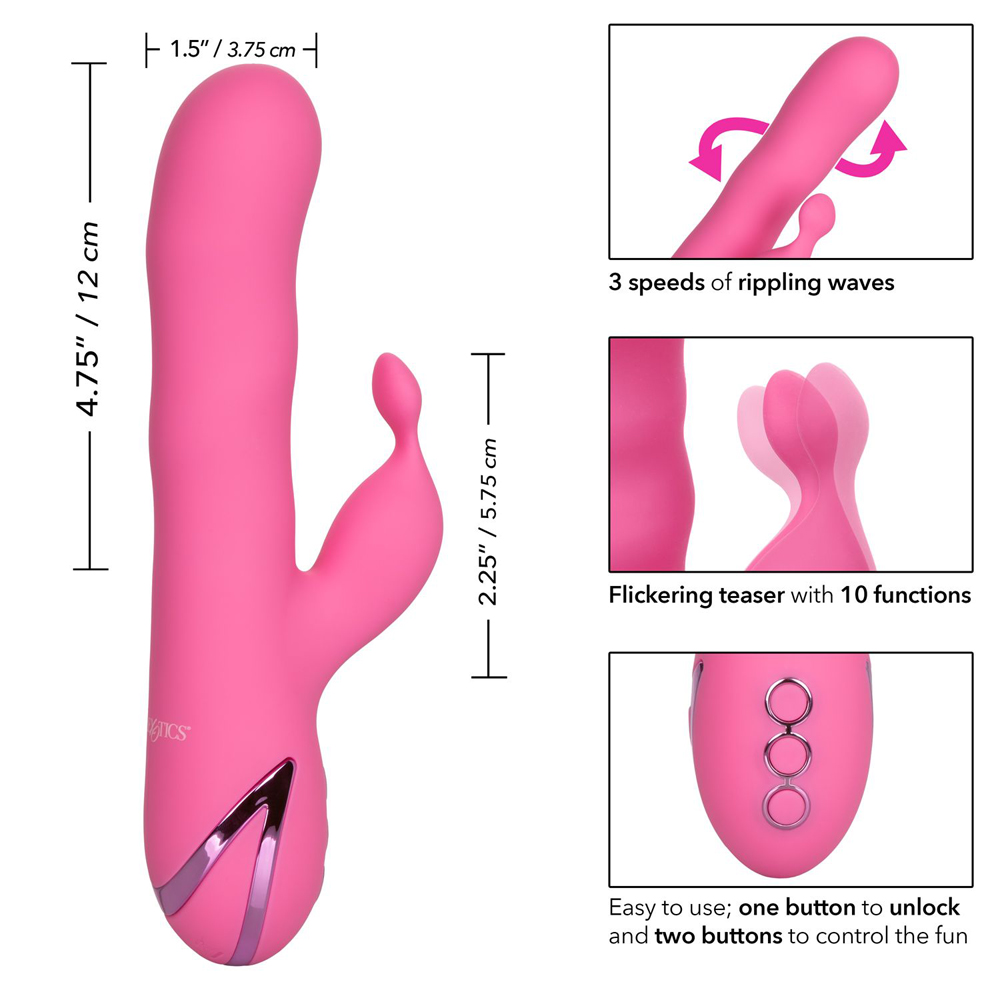 California Dreaming Santa Barbara Surfer Rabbit Vibrator - La Pepa