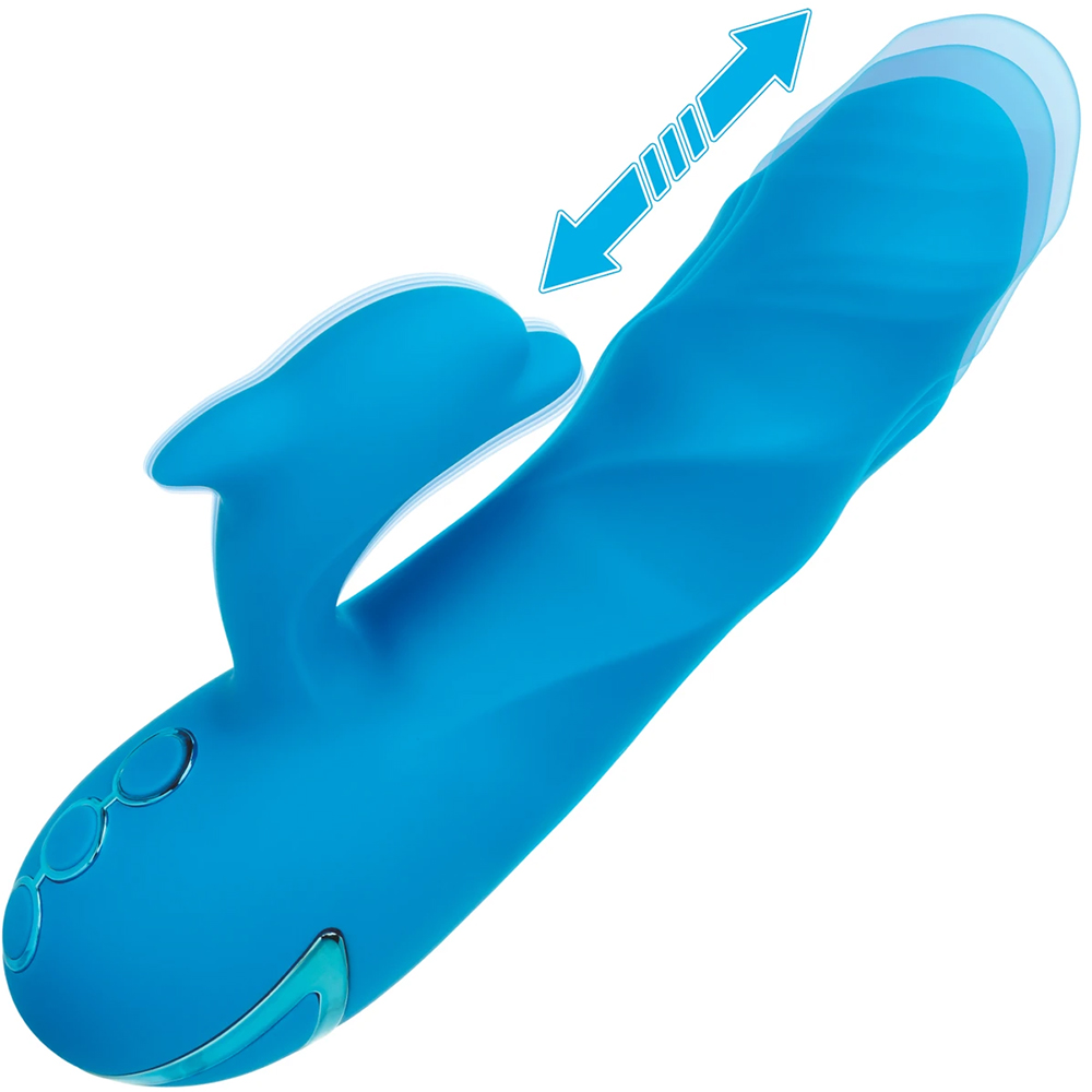 California Dreaming Frisco Fantasy Thrusting Rabbit Vibrator - La Pepa