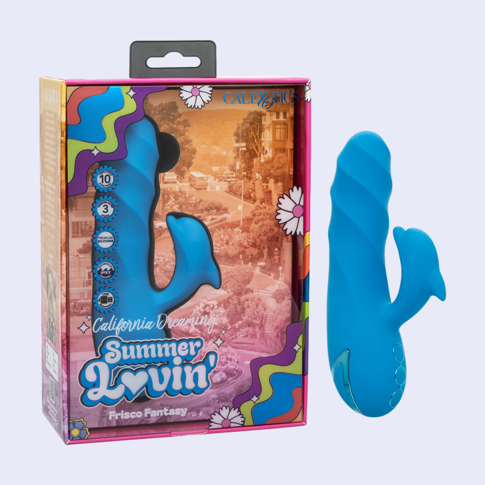 California Dreaming Frisco Fantasy Thrusting Rabbit Vibrator - La Pepa