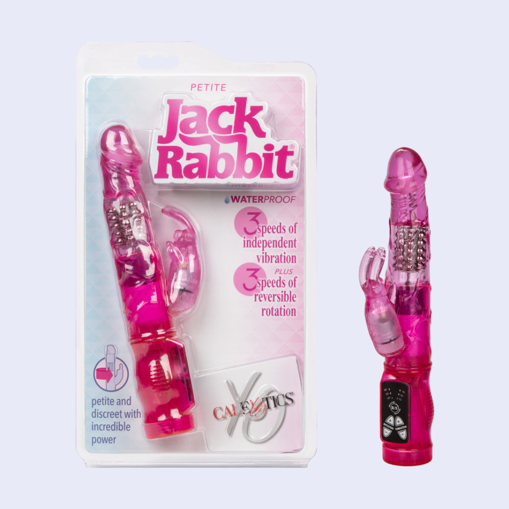 CalExotics Petite Jack Rabbit Rotating Rabbit Vibrator - La Pepa