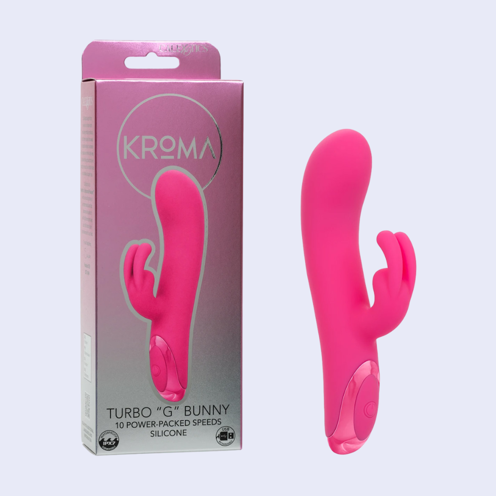 CalExotics Kroma Turbo G Bunny Rabbit Vibrator - La Pepa
