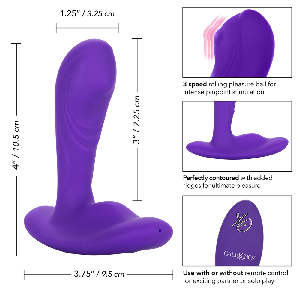 CalExotics Pinpoint Pleaser Remote Control Anal Vibrator - La Pepa