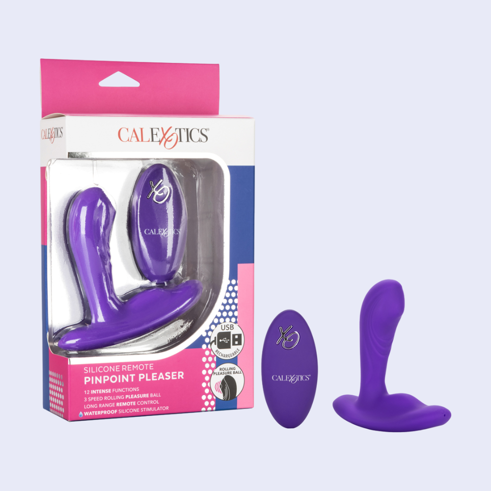CalExotics Pinpoint Pleaser Remote Control Anal Vibrator - La Pepa