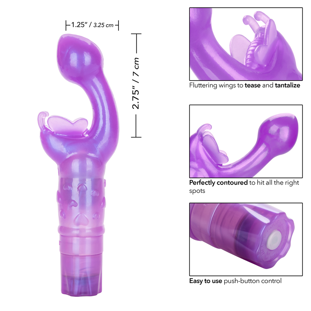 CalExotics Original Butterfly Kiss Rabbit Vibrator - La Pepa