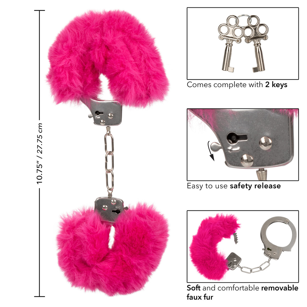 CalExotics Ultra Fluffy Furry Handcuffs - La Pepa