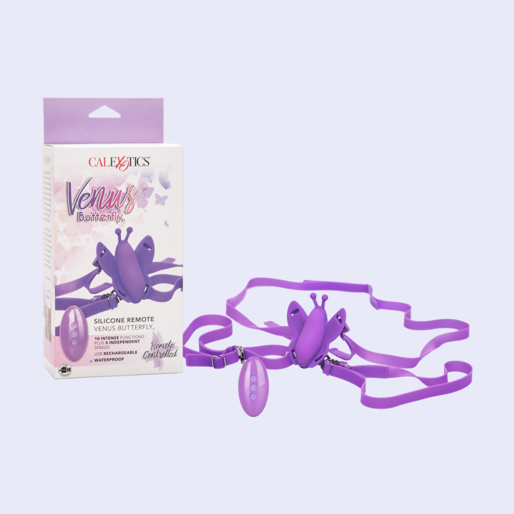 CalExotics Venus Butterfly Silicone Remote Clit Vibrator - La Pepa