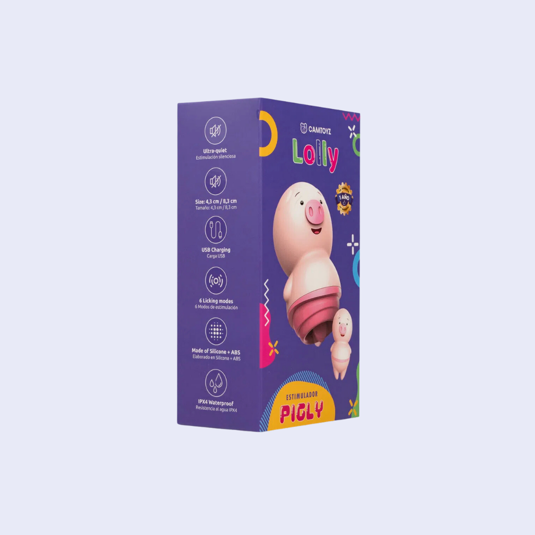 Lolly Pigly Tongue Licking Clitoral Vibrator - La Pepa