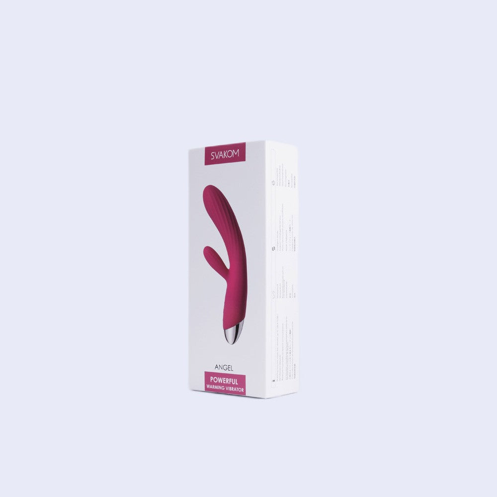 SVAKOM Angel Plum Red Dual Stimulator