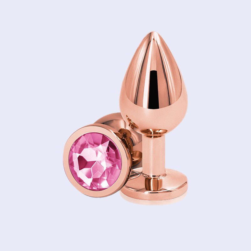 Rear Assets Rose Gold Medium Anal Toy
