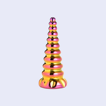 Creature Cocks Twilight Rainbow Glass Dildo 7.5 Inch