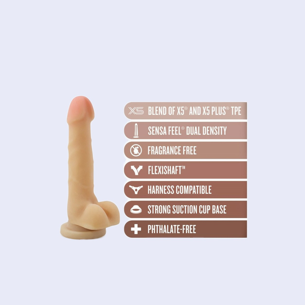 Au Naturel 7" Sam Beige Dildo