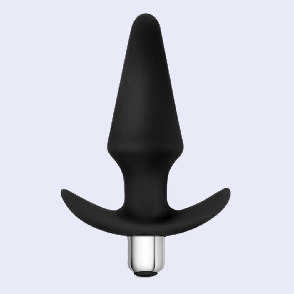 Luxe Discover Black Vibrating Anal Plug