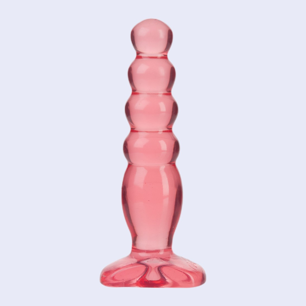 Crystal Jellies 5" Anal Plug Pink