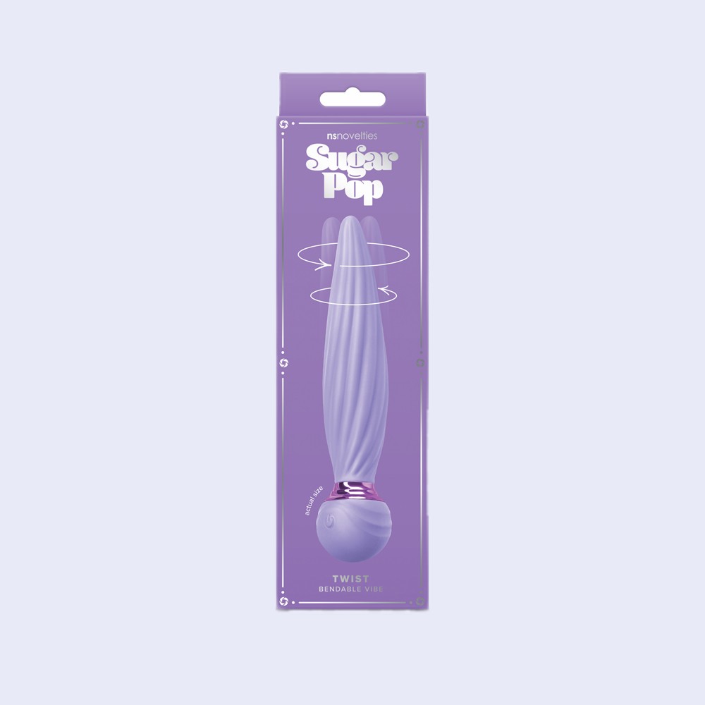 Sugar Pop Twist Purple Vibrator