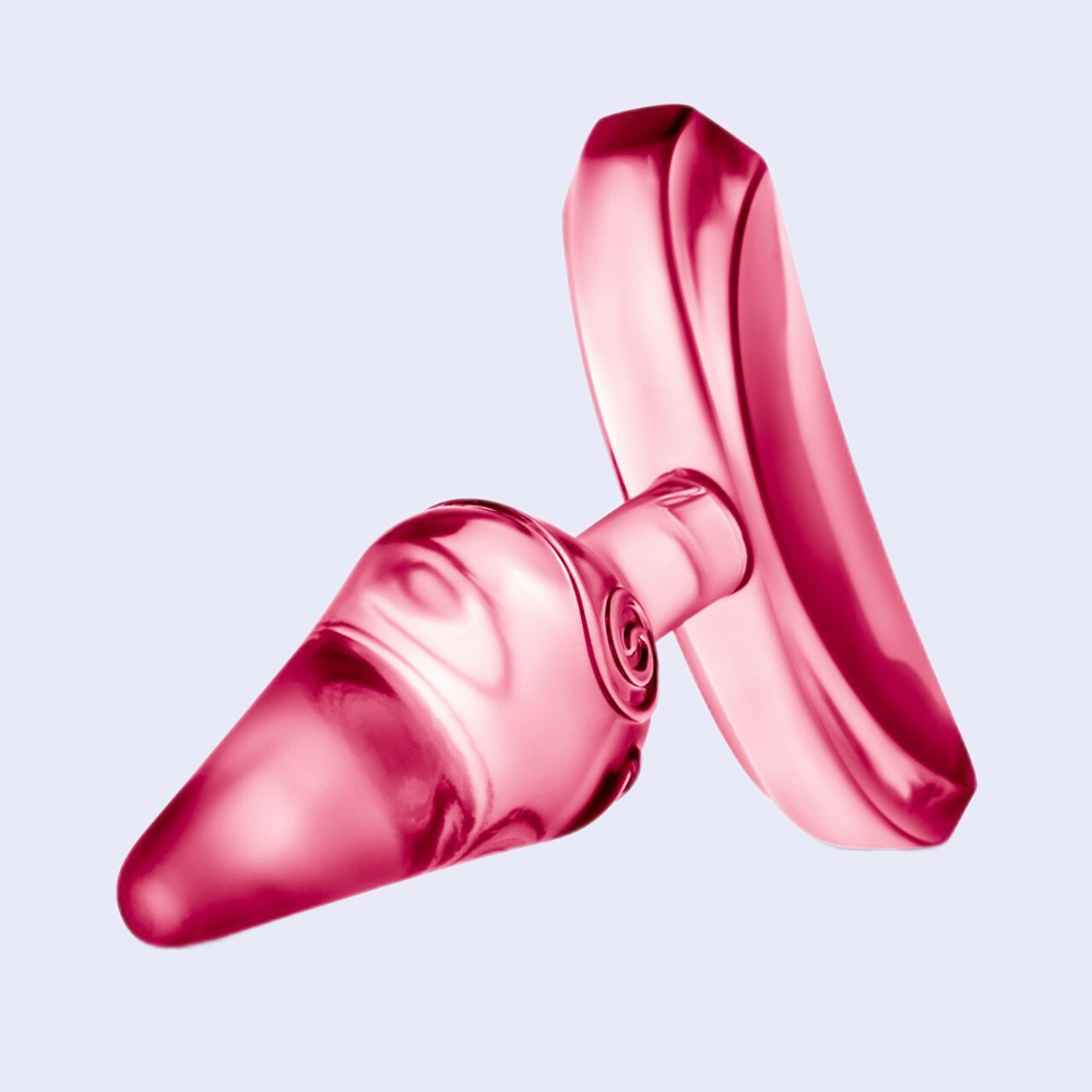 Play With Me Hard Candy Pink Anal Plug