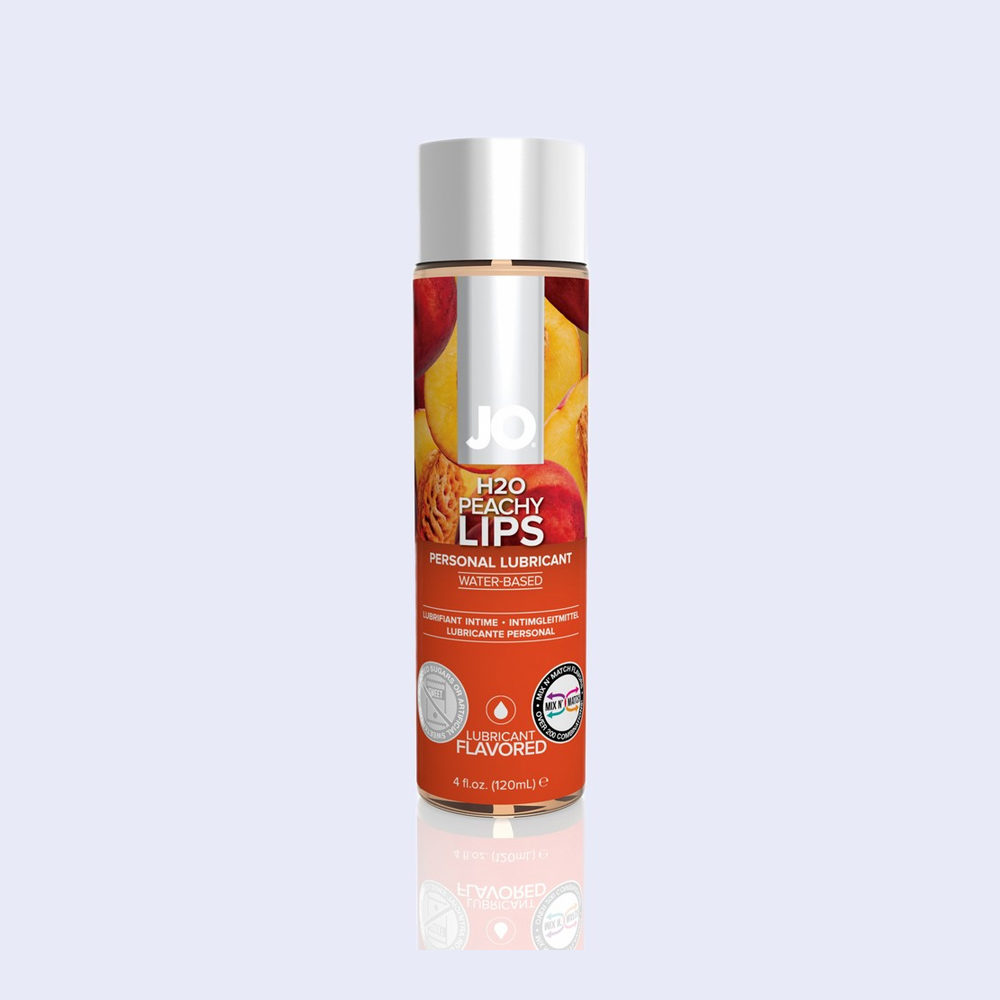 JO H2O Flavored Lubricant Peachy Lips 4 oz.