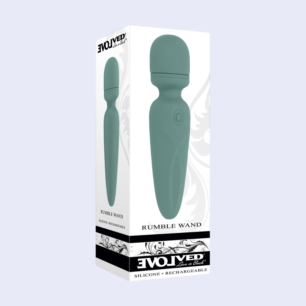 Evolved Rumble Wand Mini Vibrator - La Pepa