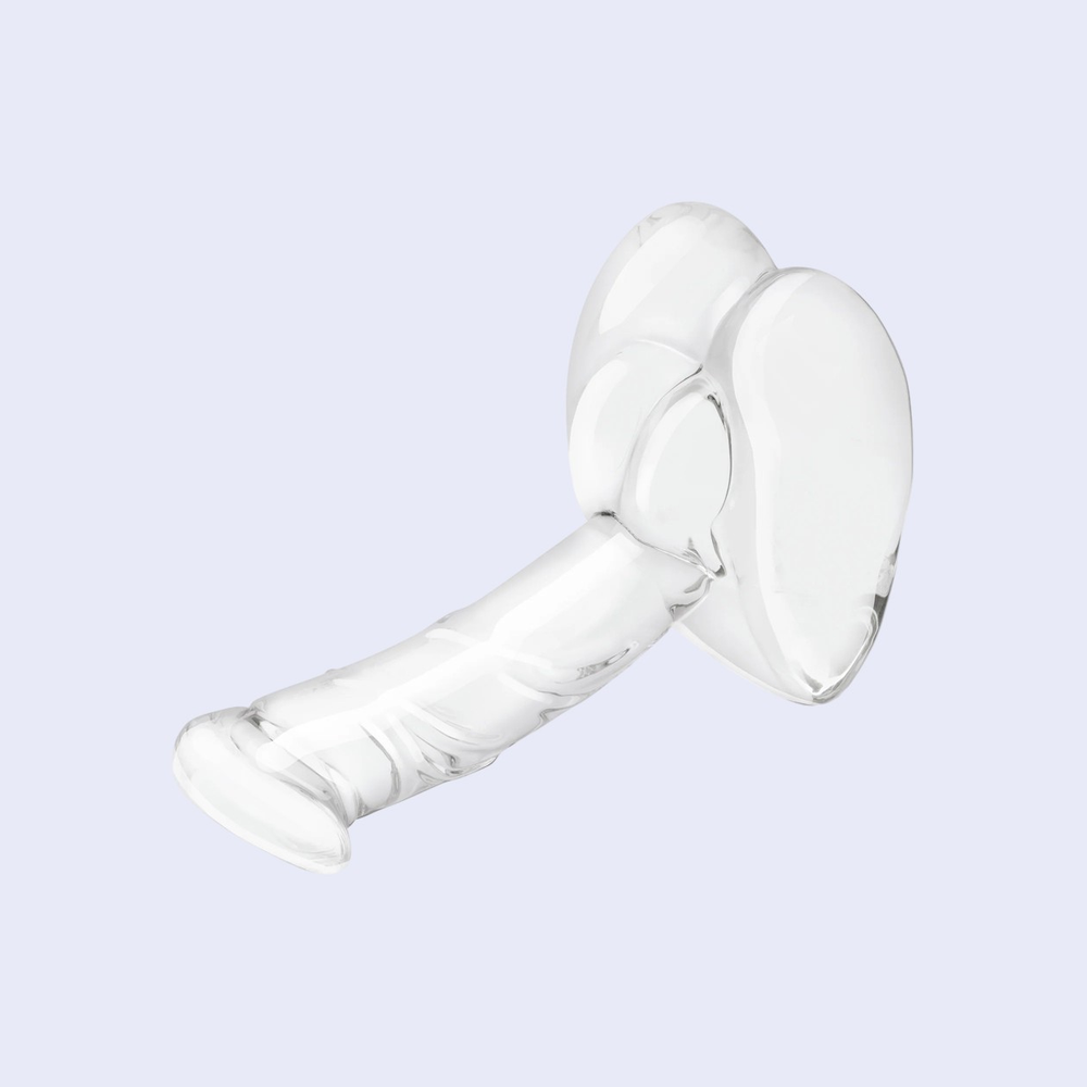 GLAS 7.5 Inch Rideable Glass Dildo