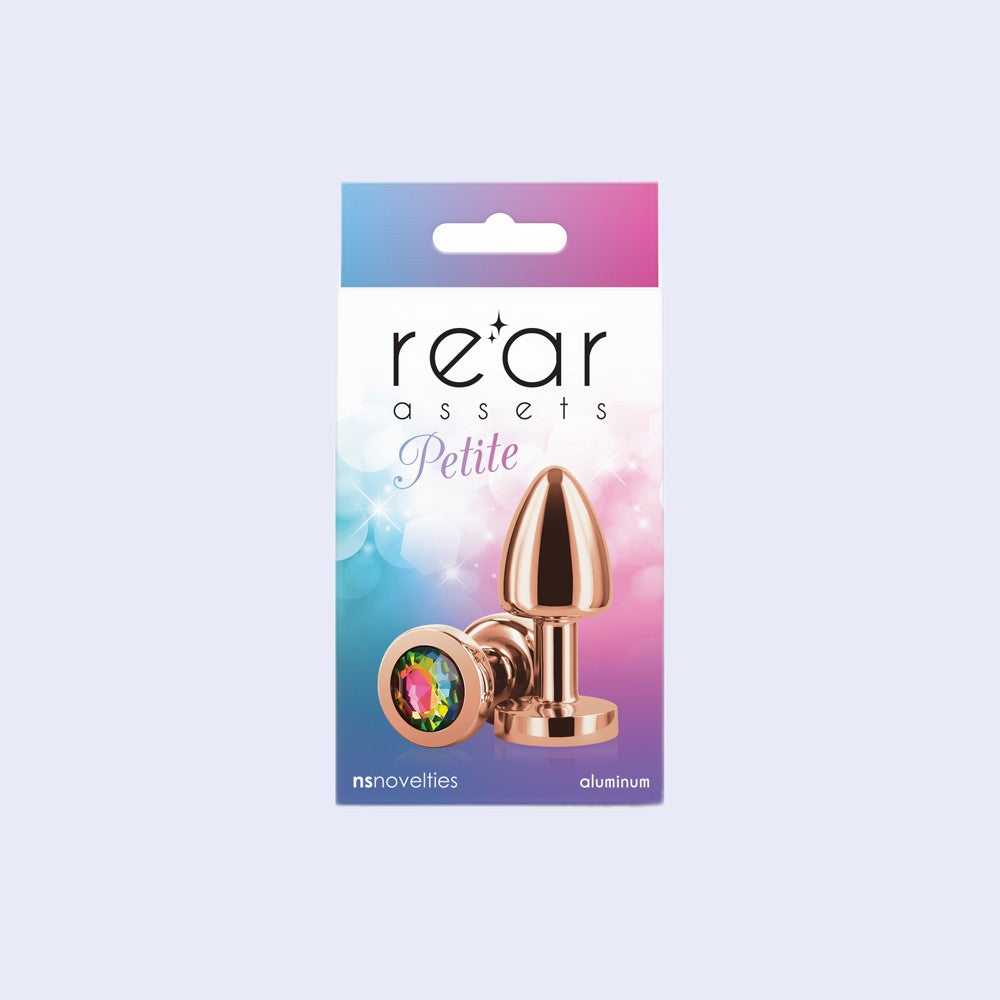 Rear Assets Petite Rainbow Anal Toy